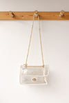 mode, quilted clear bag