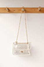 mode, quilted clear bag