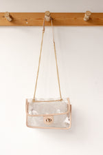 mode, quilted clear bag