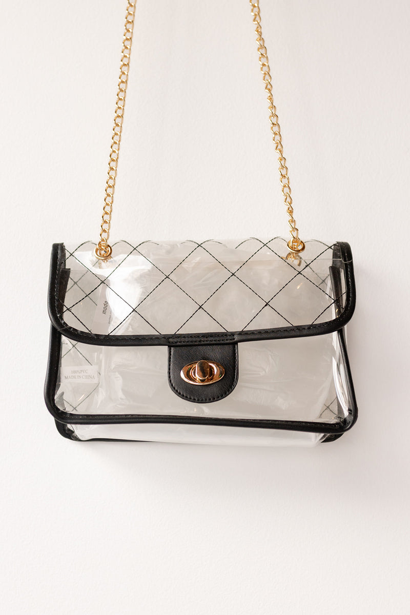 quilted clear bag – mode