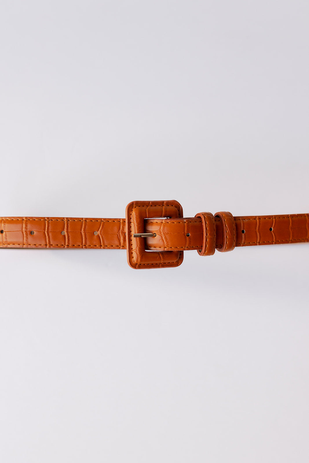 mode, double loop leather belt