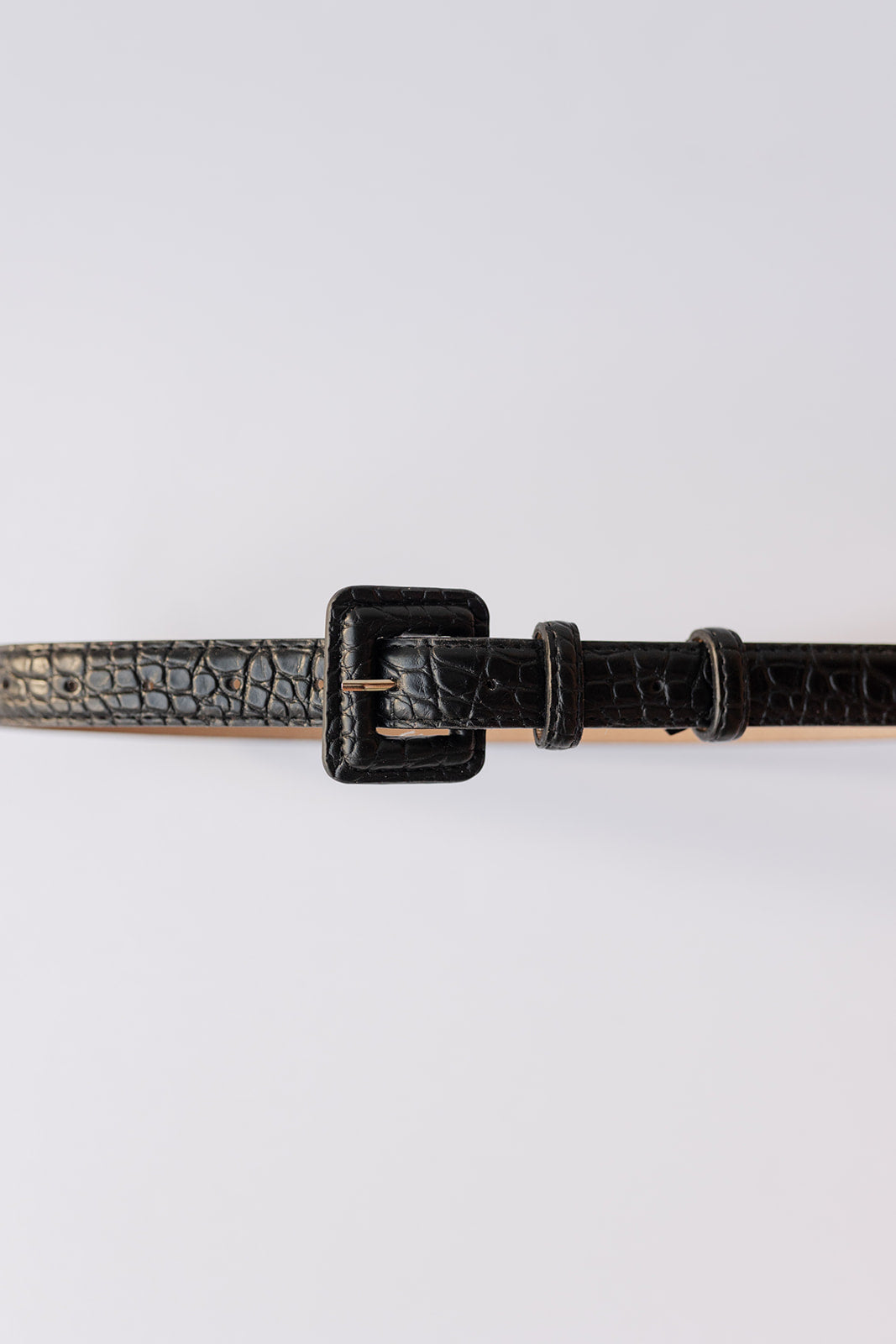 mode, double loop leather belt
