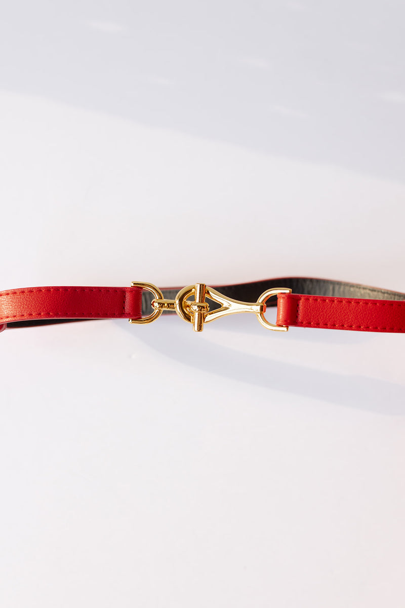 mode, gold interlocking belt