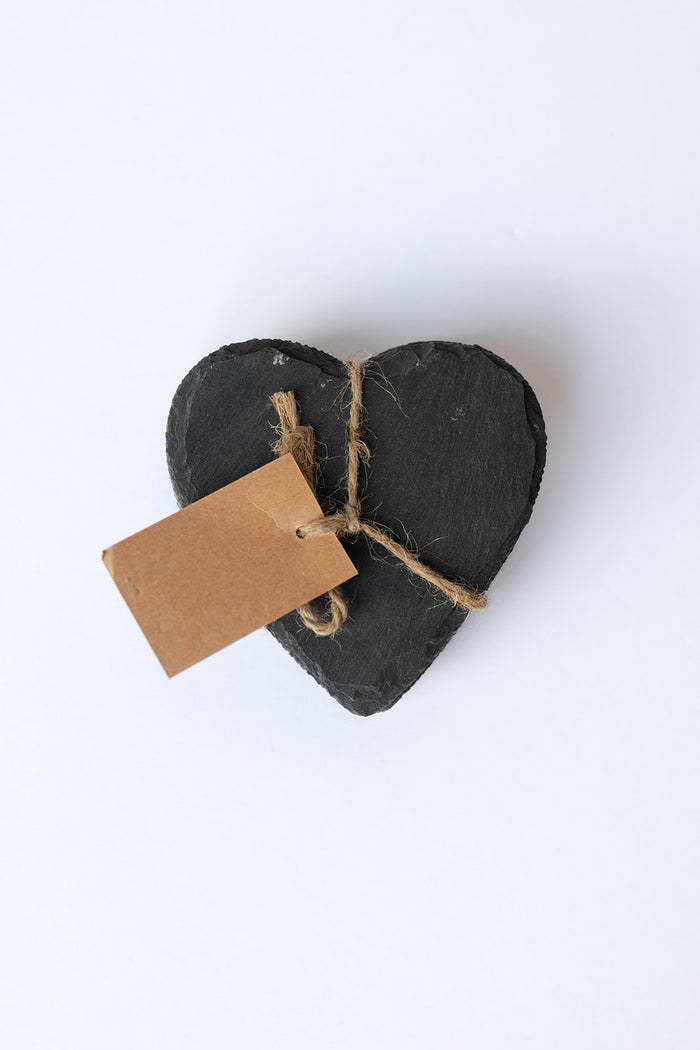 mode, slate heart coasters