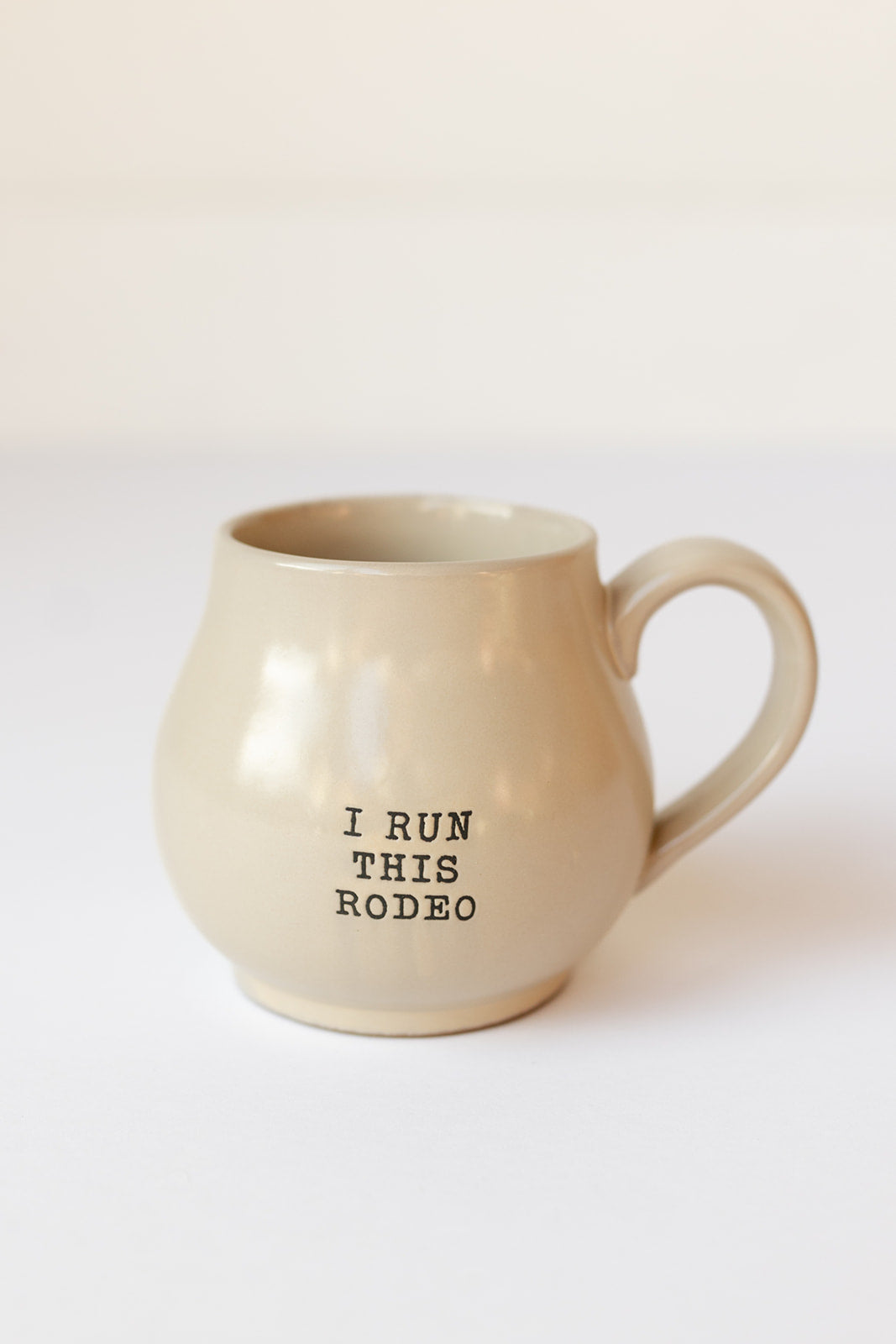 mode, i run this rodeo mug