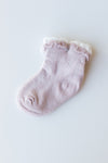 scalloped baby socks