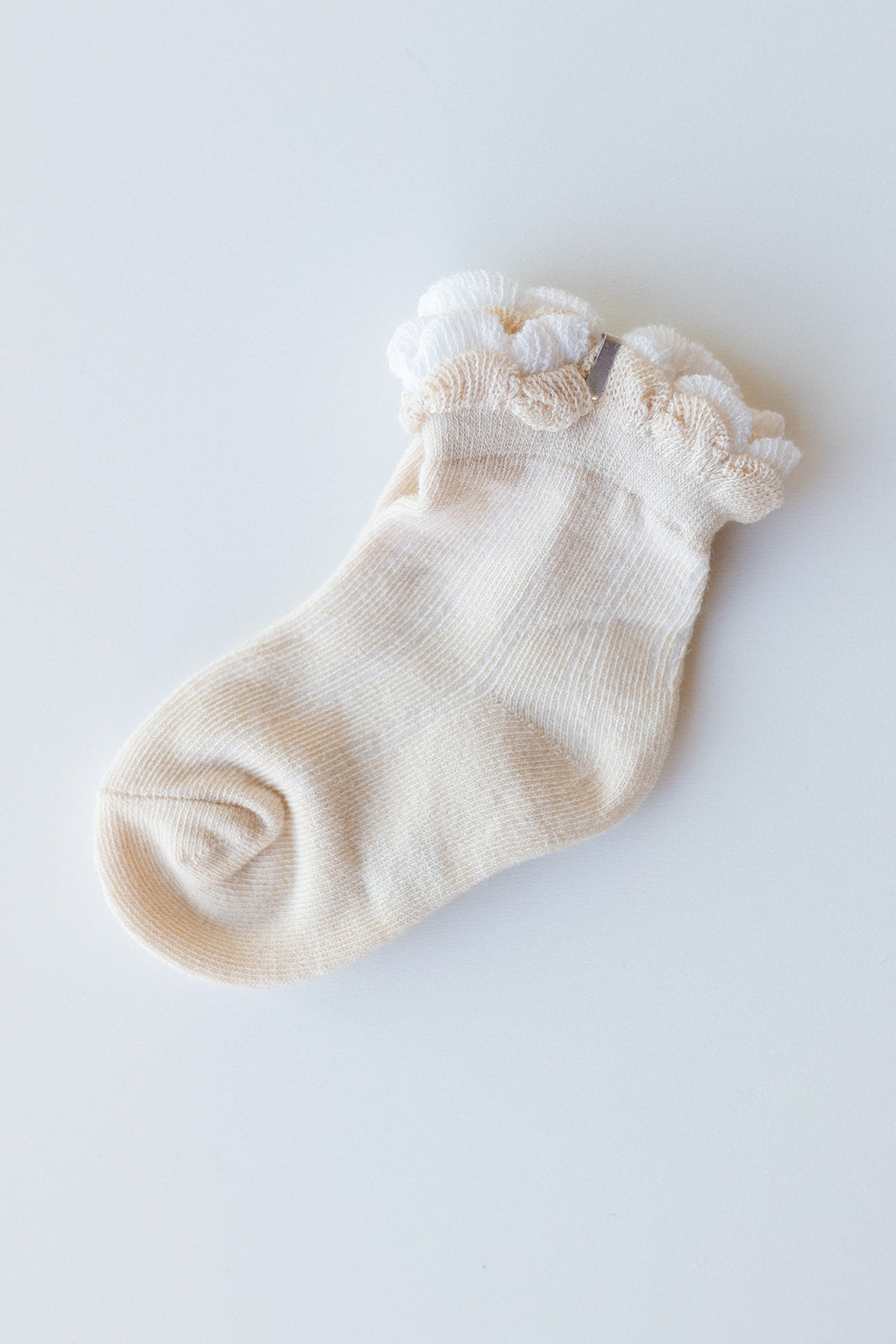 mode, scalloped baby socks