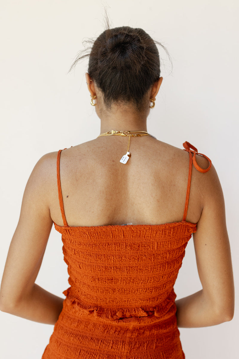 mode, cactus woven tank