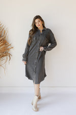 kensley waffle knit shacket dress