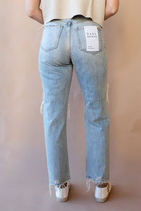 mode, sundaze high rise vintage straight jean