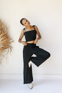 mode, fala woven pant