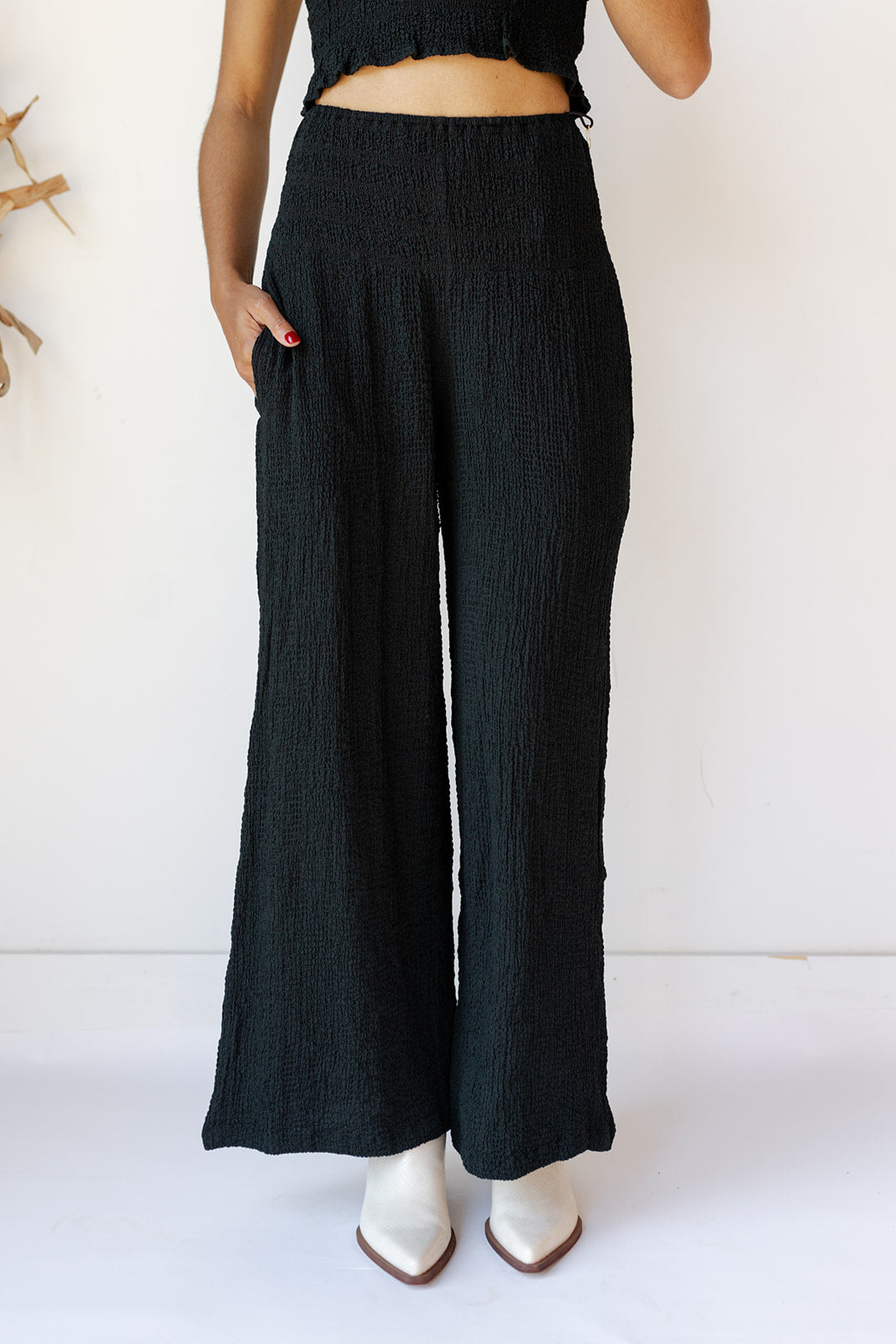 mode, fala woven pant