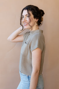 mode, quinn knit sweater top