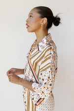 mode, ivanna satin top