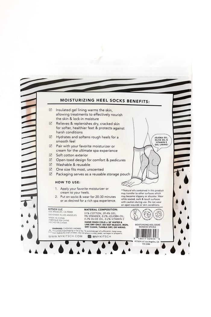 mode, moisturizing heel socks