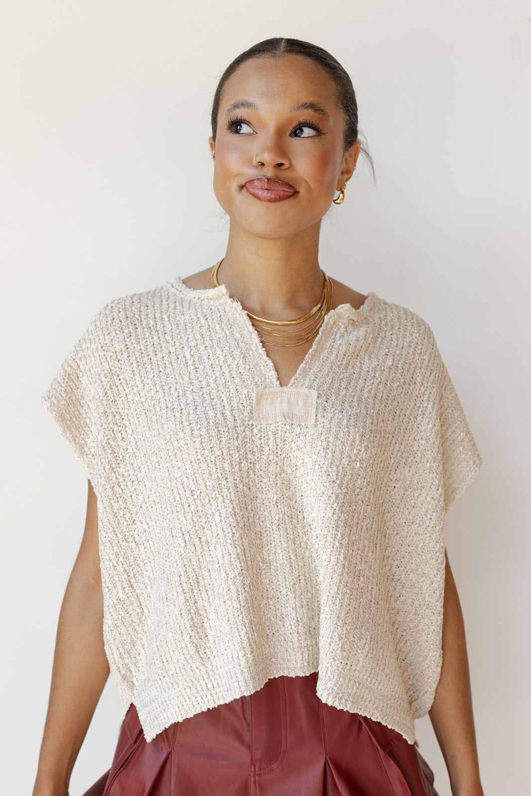mode, capri sweater top