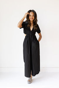 mode, aubrey cut out maxi dress