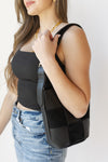 mode, verona bucket bag, black