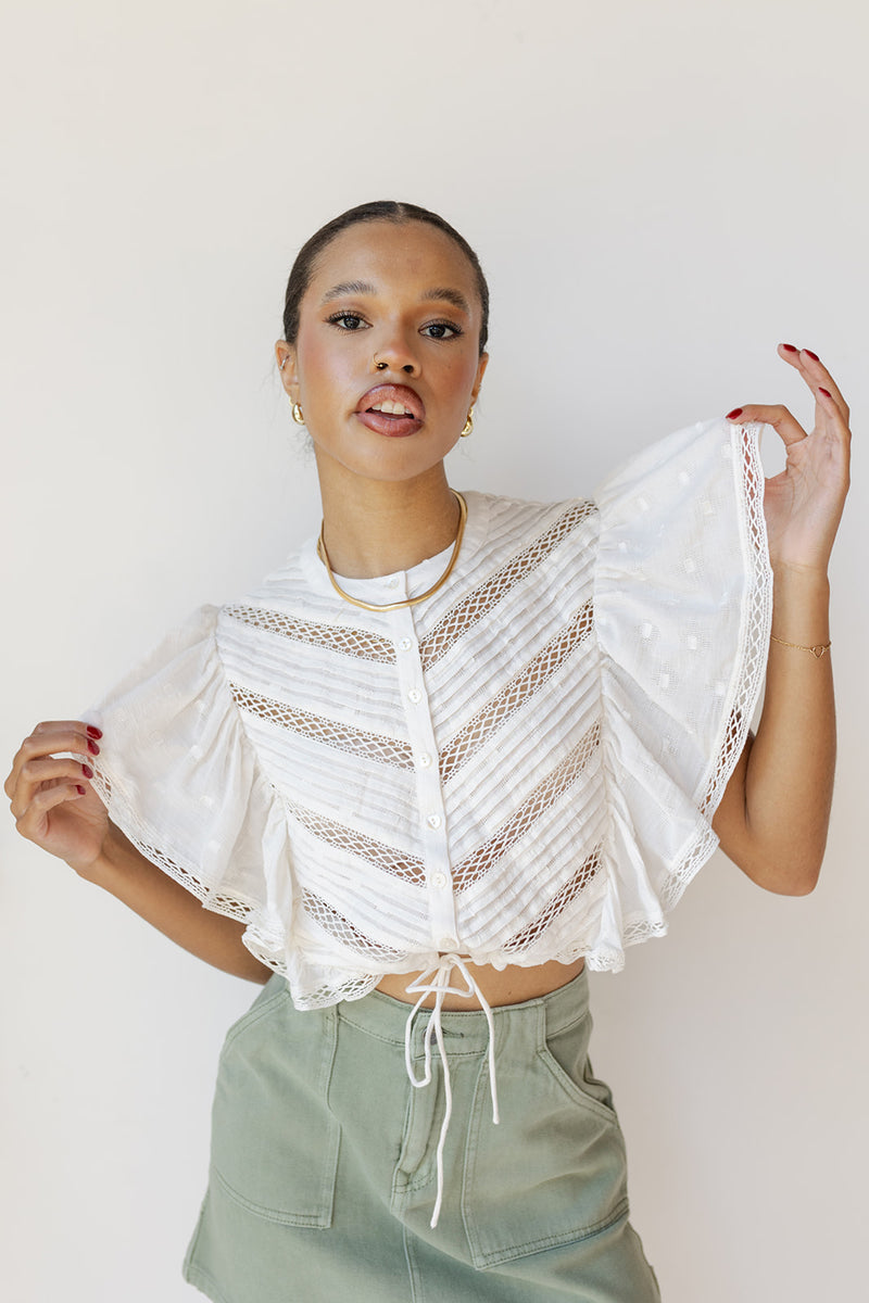 colton woven top