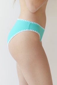 mode, leighton lace detail bikini bottoms