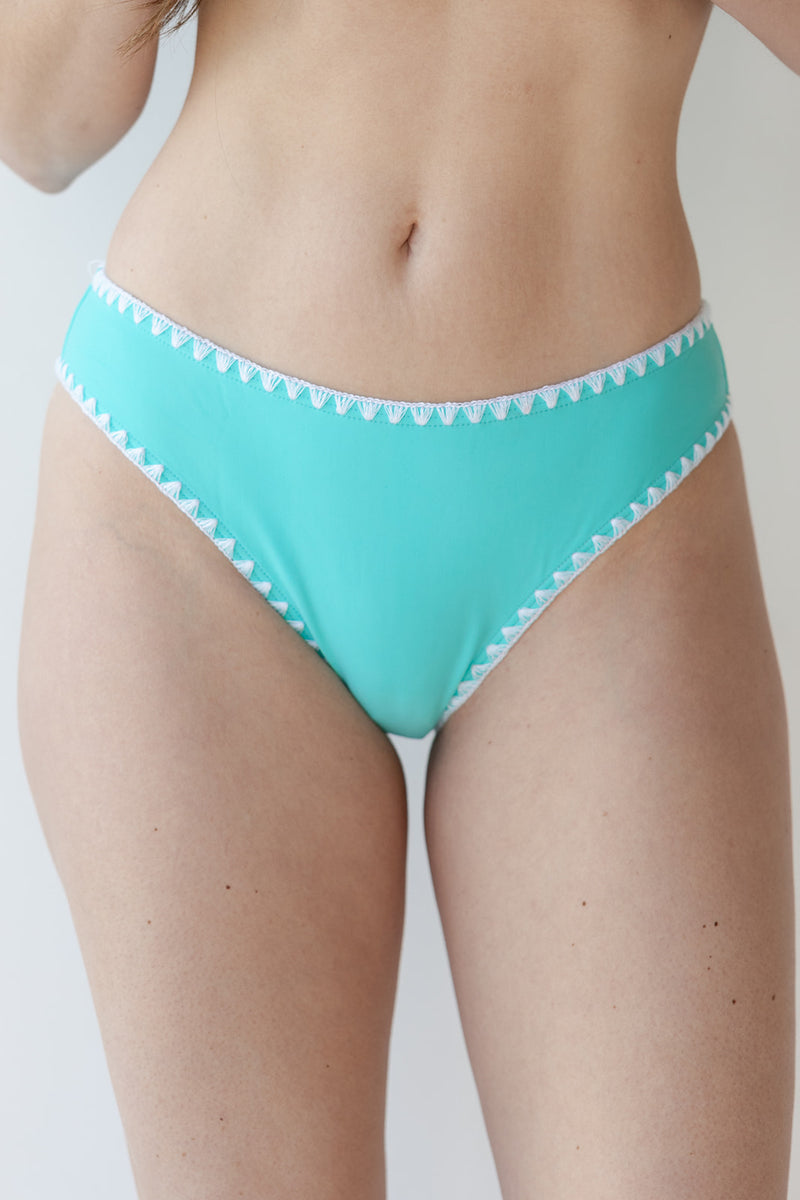 mode, leighton lace detail bikini bottoms