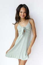 mode, lexy linen mini dress