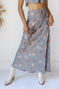 mode, wonderlust floral maxi skirt