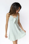 mode, lexy linen mini dress