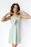 mode, lexy linen mini dress