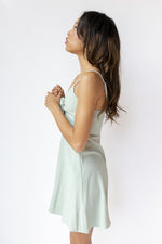 mode, lexy linen mini dress