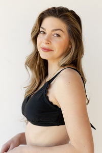 mode, serena scallop bikini top