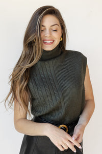 mode, thea turtleneck sweater vest