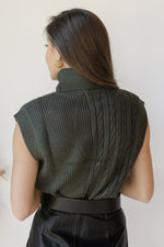 thea turtleneck sweater vest