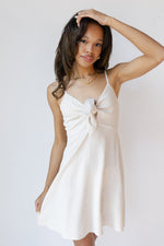 mode, lexy linen mini dress