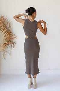 mode, sunshine eyes knit tank dress