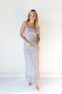 mode, francesca floral maxi dress