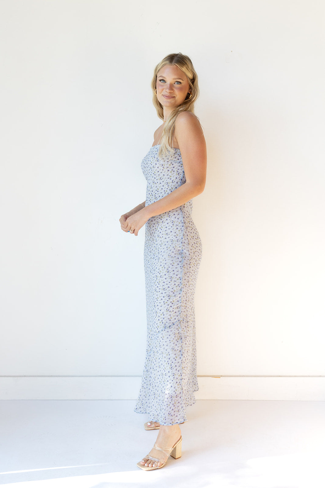 mode, francesca floral maxi dress