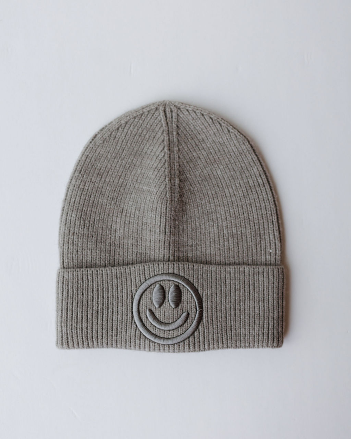jolly embroidered ribbed beanie