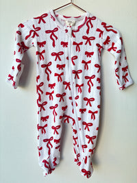 organic pointelle 2-way footie