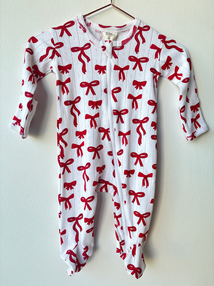 organic pointelle 2-way footie