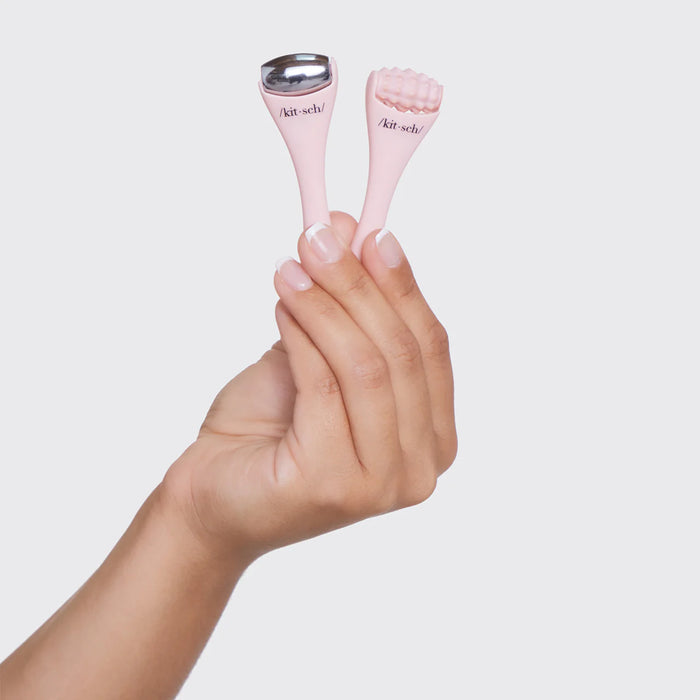mini spa rollers 2pc set