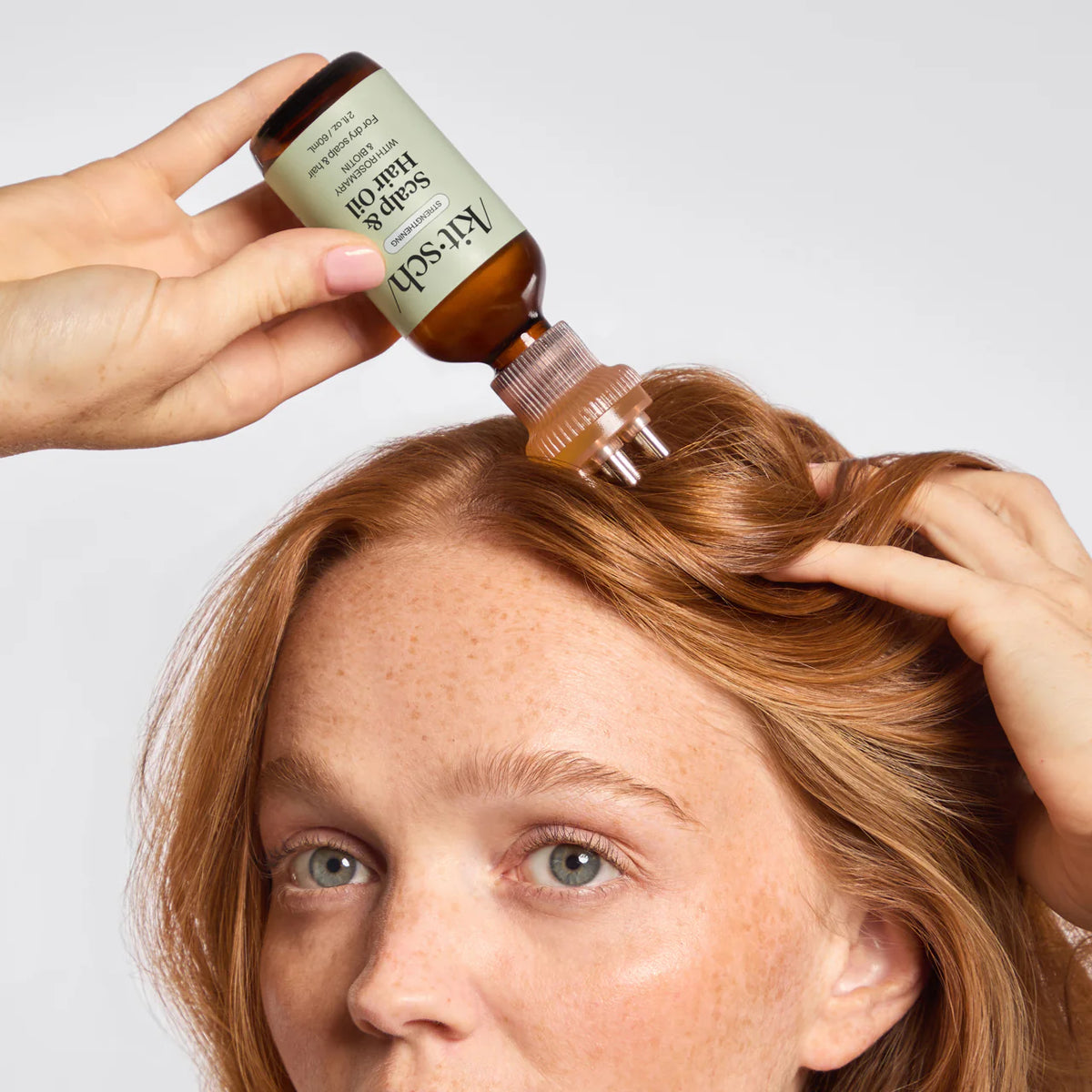 hair oil applicator- terricotta