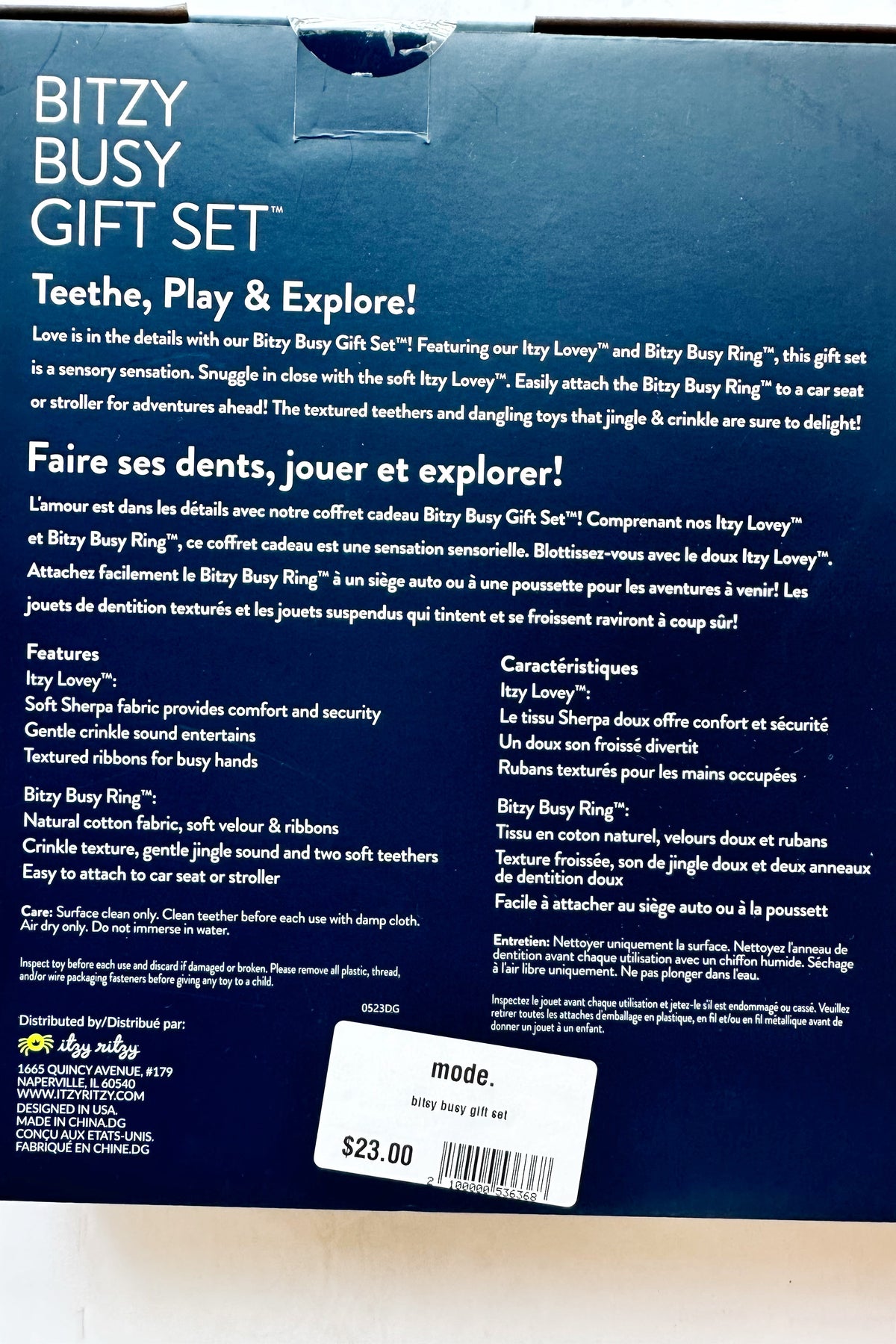 mode, bitsy busy gift set