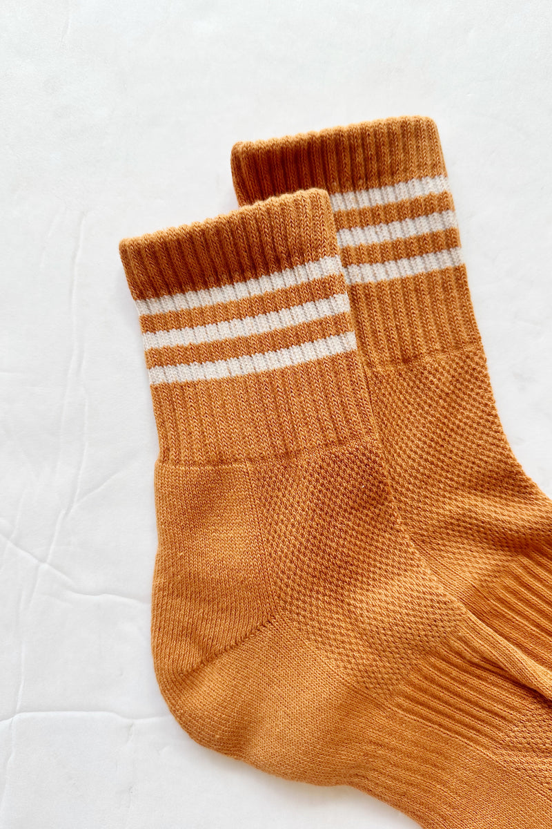 mode, retro striped socks