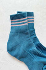 mode, retro striped socks