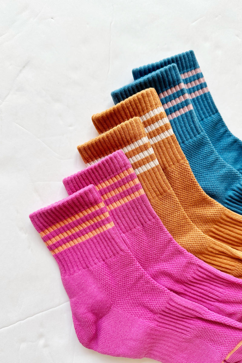 mode, retro striped socks