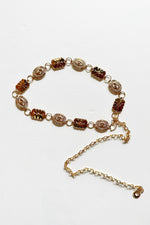 western style belt, gold