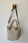 mode, ezra tote, ivory