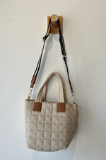 mode, ezra tote, ivory