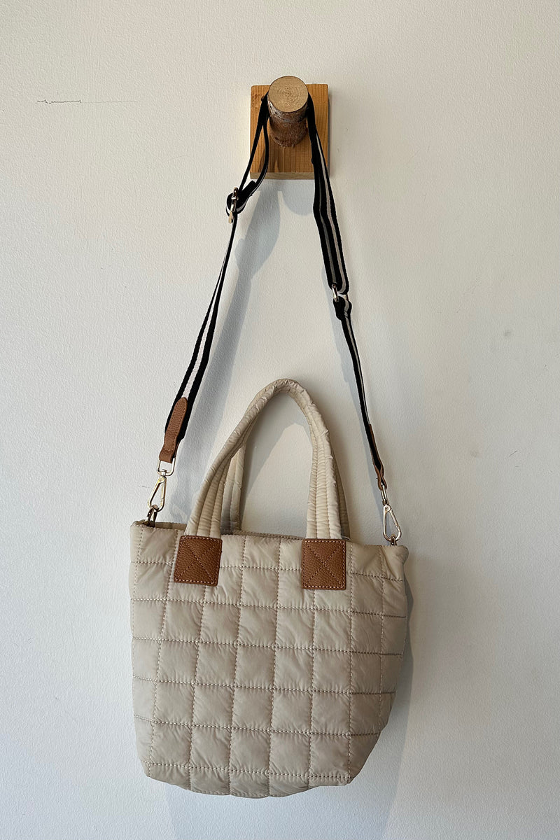 mode, ezra tote, ivory
